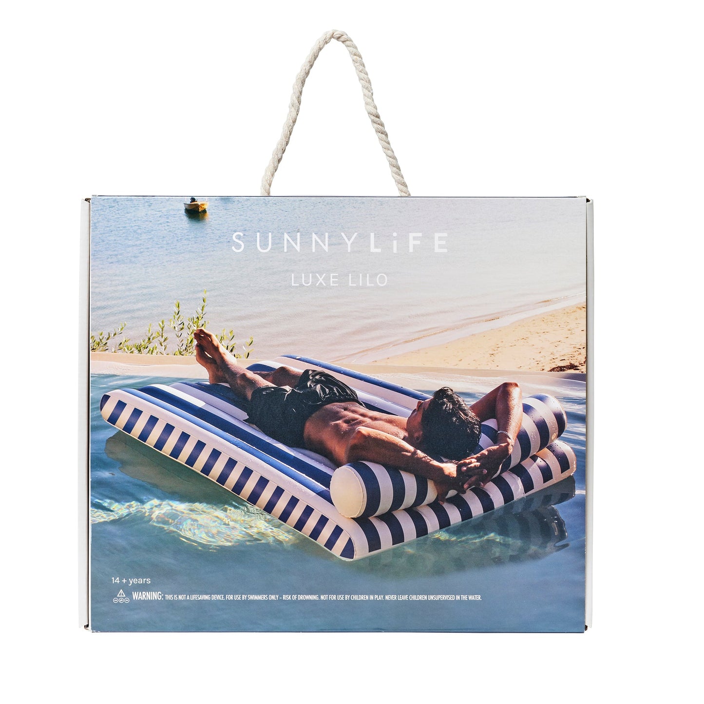 Sunnylife Luxe Lilo - Marine Stripe