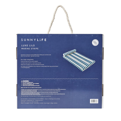 Sunnylife Luxe Lilo - Marine Stripe