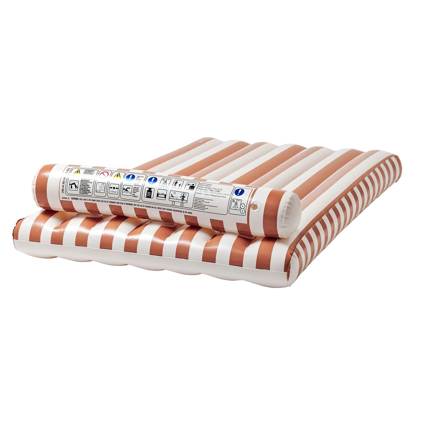Sunnylife Luxe Lilo - Tierra Clay Stripe