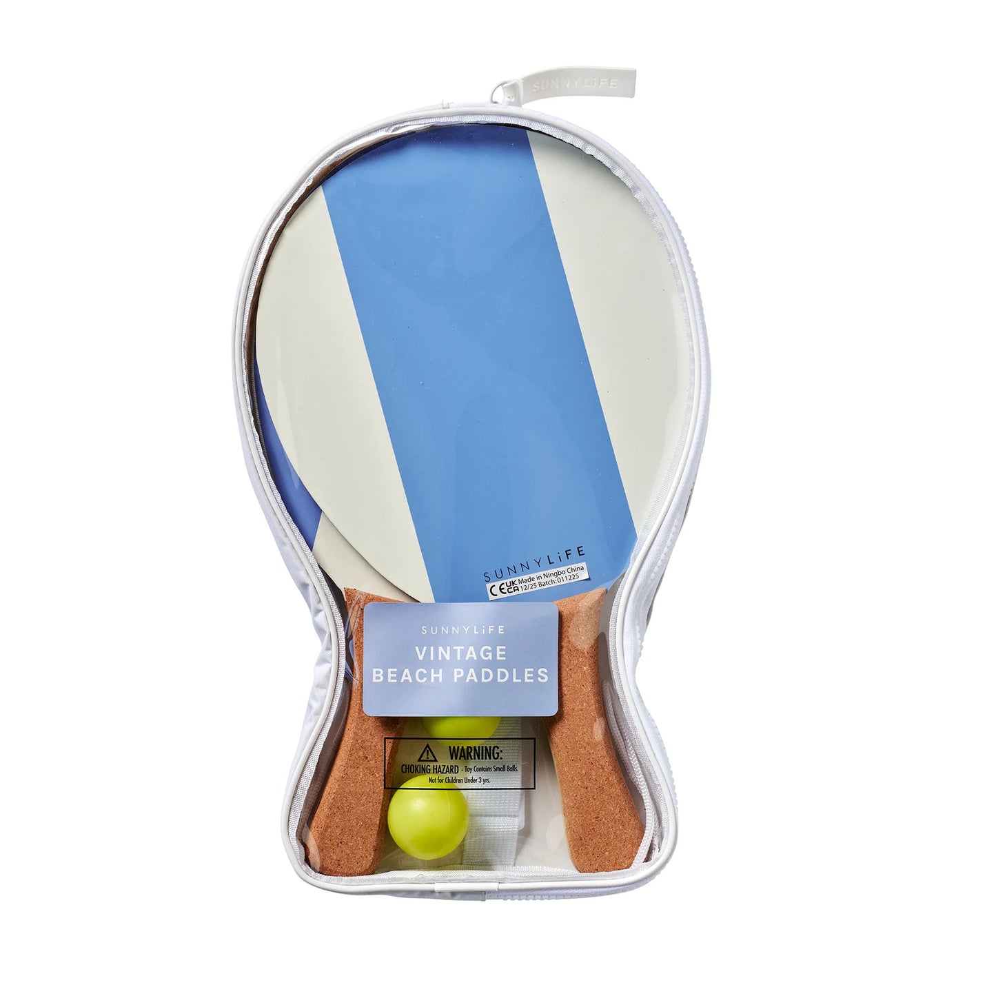 Sunnylife Vintage Beach Paddles - La Mer Med Blue