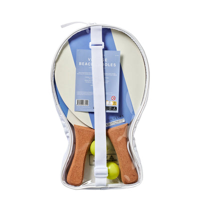 Sunnylife Vintage Beach Paddles - La Mer Med Blue