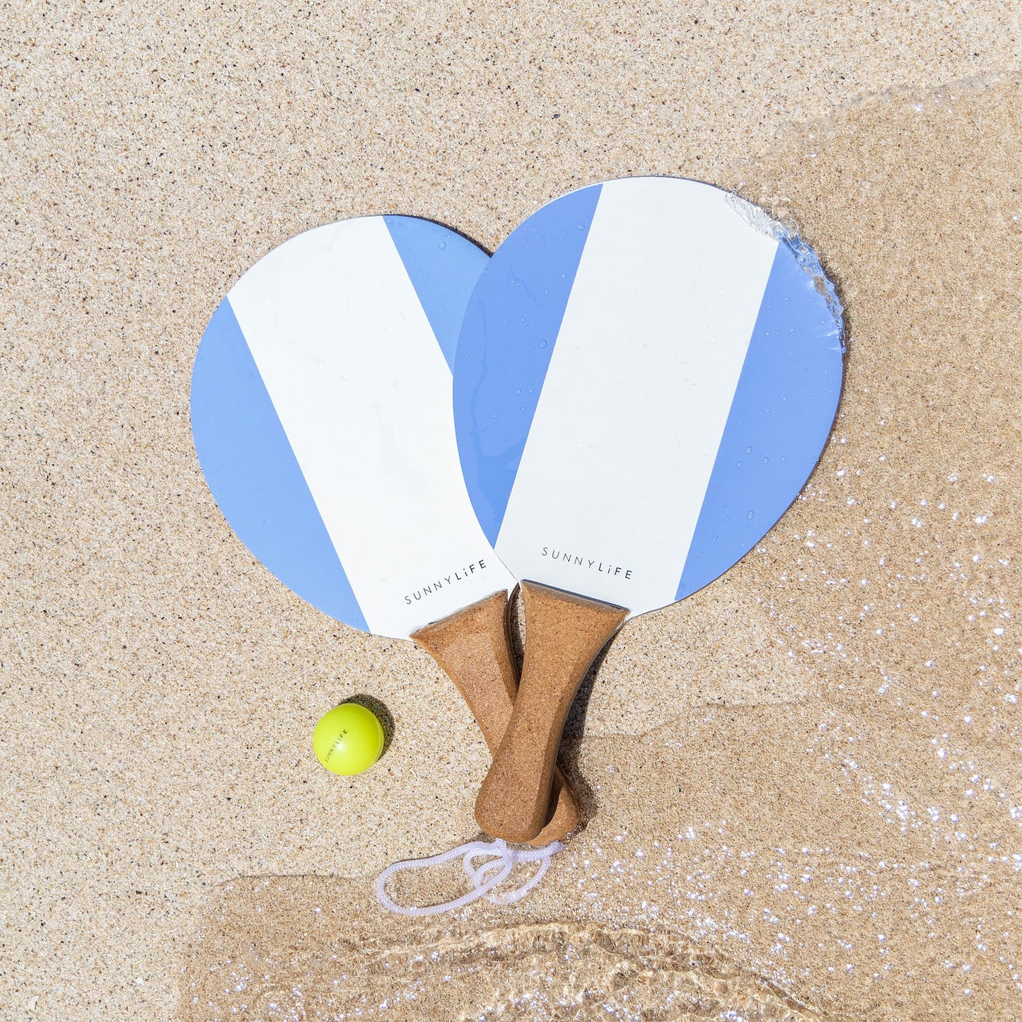 Sunnylife Vintage Beach Paddles - La Mer Med Blue