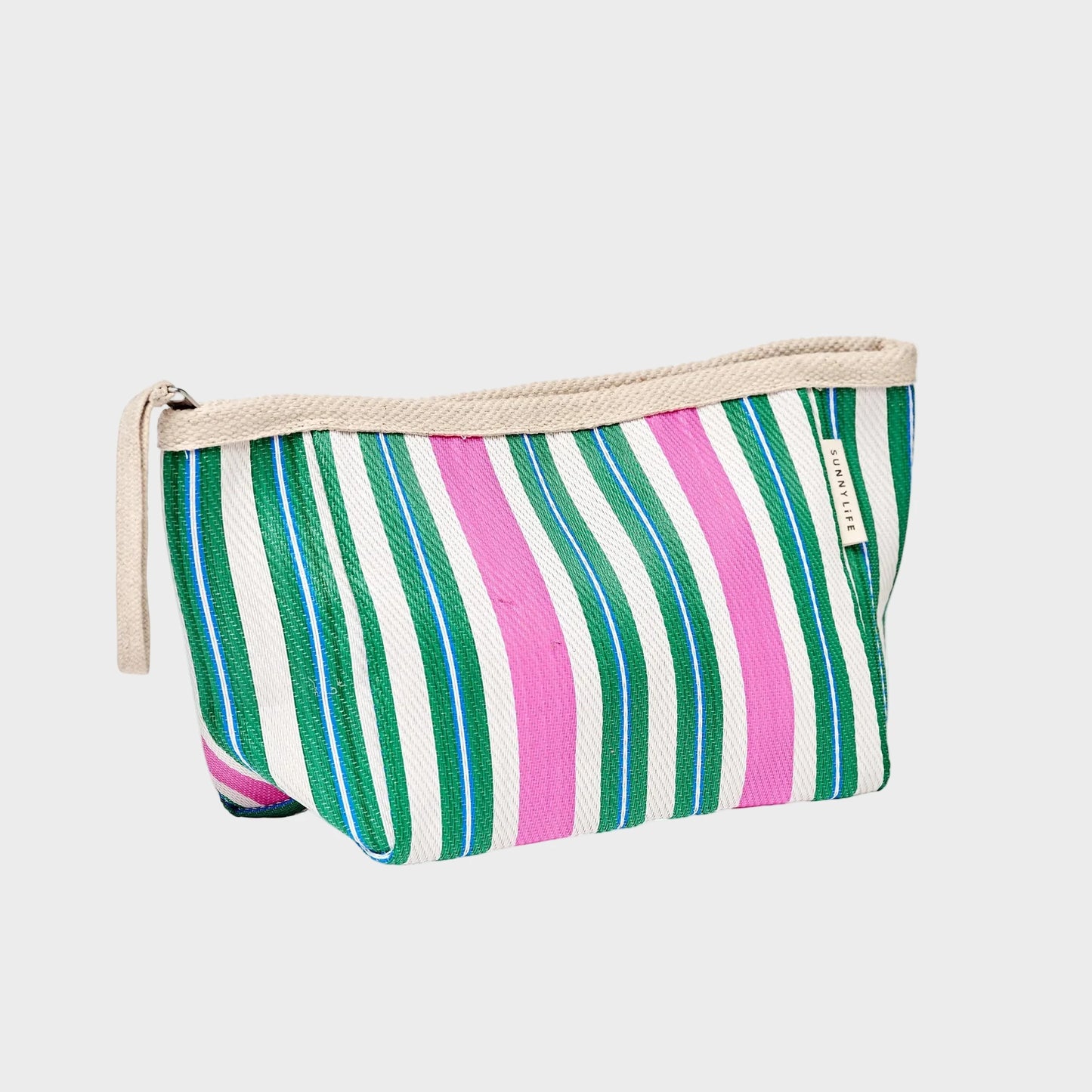 Sunnylife Waterproof beach bag - Seagrass Green Multi
