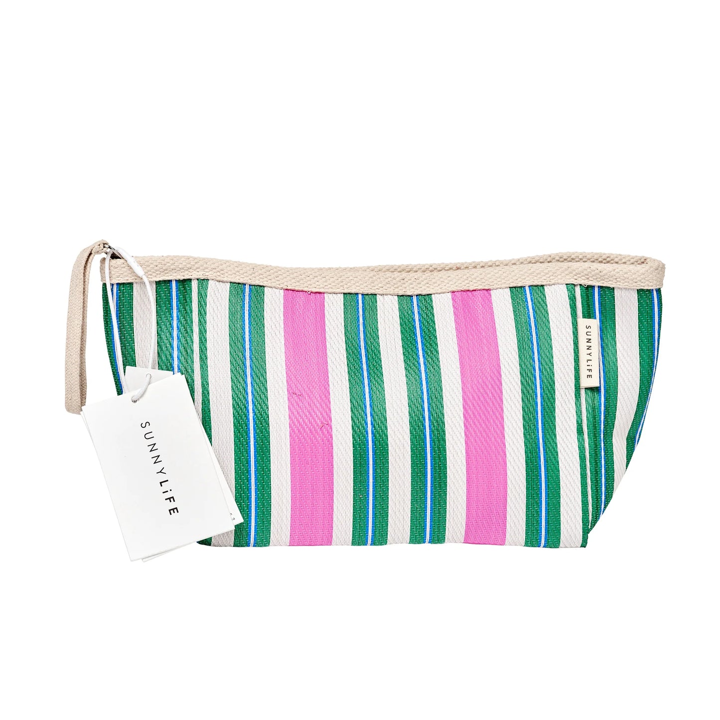 Sunnylife Waterproof beach bag - Seagrass Green Multi