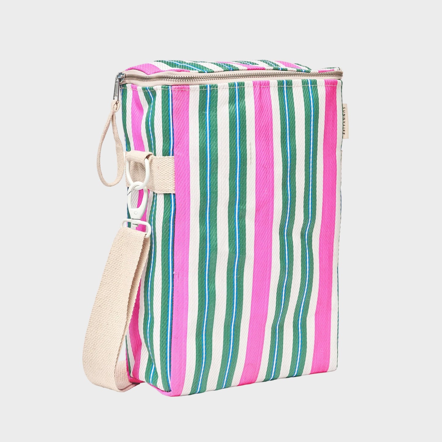 Sunnylife Cooler Drink Bag - Seagrass Green Multi