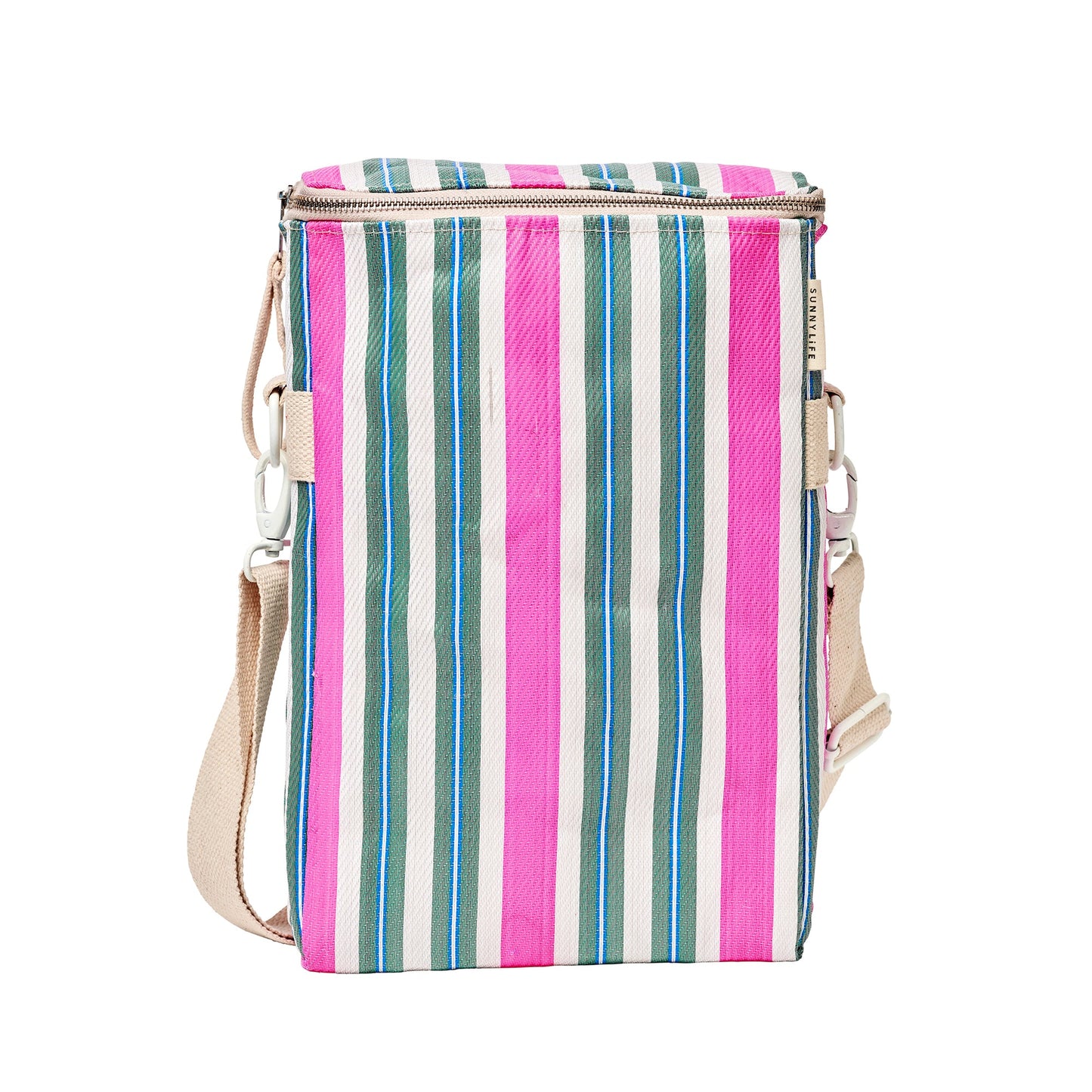 Sunnylife Cooler Drink Bag - Seagrass Green Multi