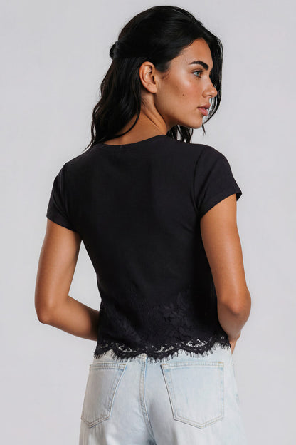 Generation Love Paige Rib Lace Combo Top
