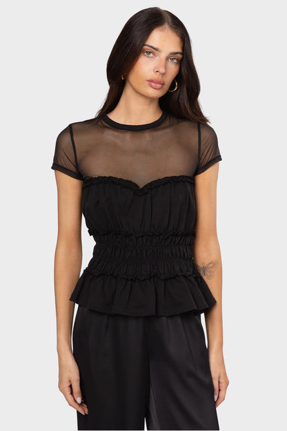 Generation Love Sigrid Mesh Combo Top
