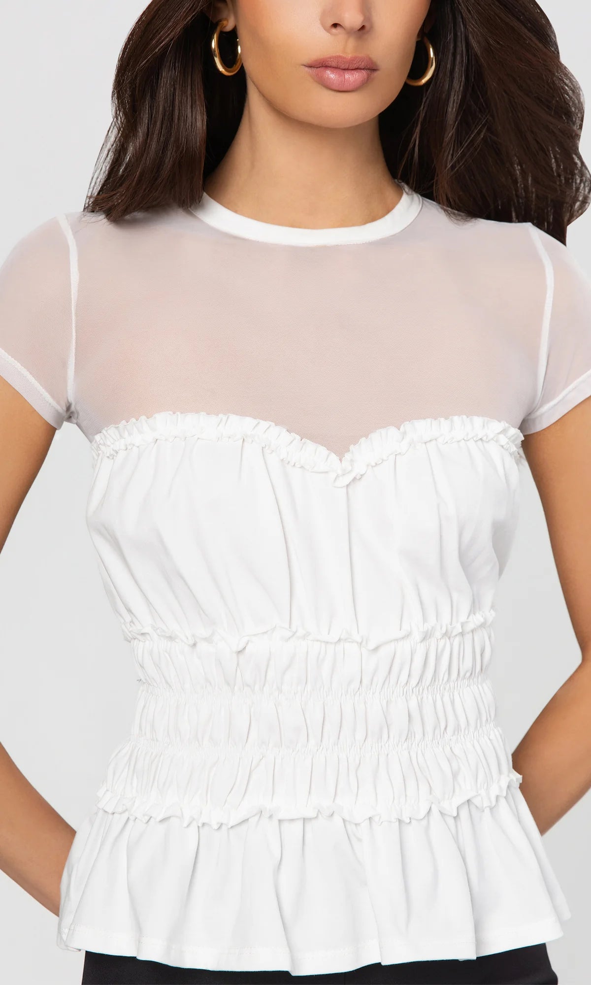Generation Love Sigrid Mesh Combo Top