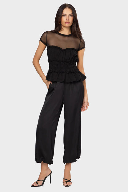 Generation Love Yuki Hammered Satin Bubble Pants