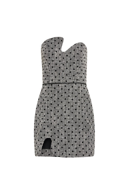 Amanda Uprichard Puzzle Strapless Dress