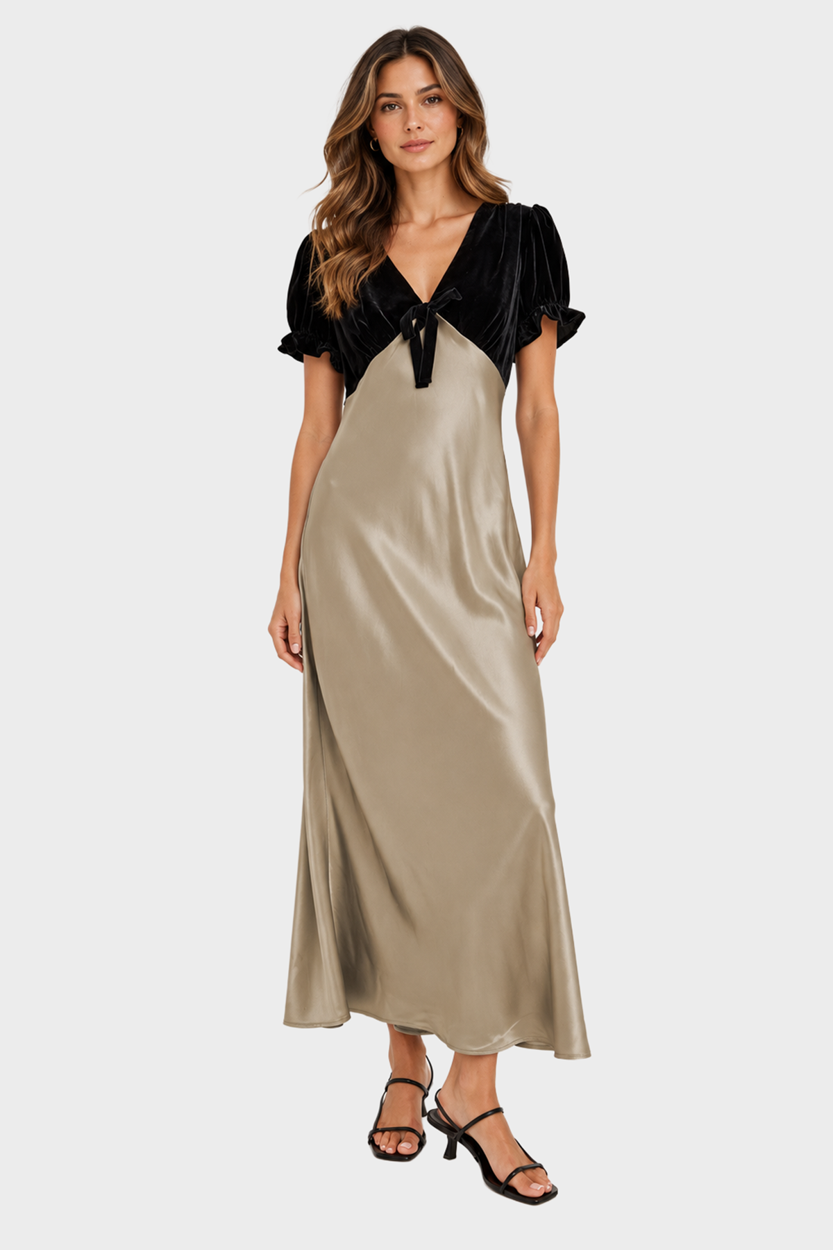 Rails Dory Dress – women's bias-cut V-neck maxi dress at French Corner NYC