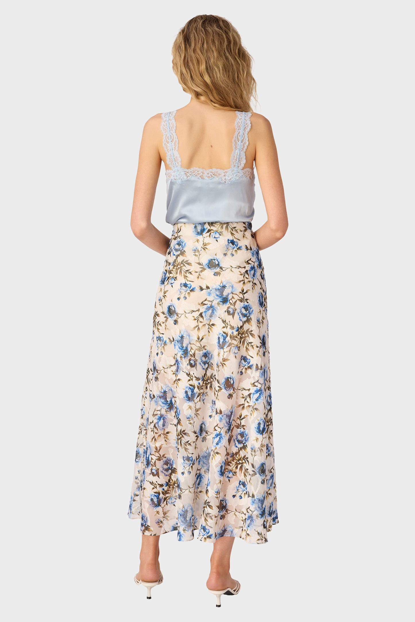 Cami NYC Jayna Burnout Chiffon Skirt