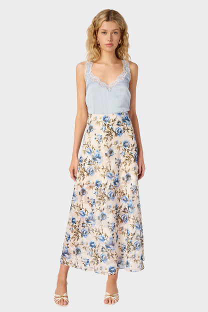 Cami NYC Jayna Burnout Chiffon Skirt