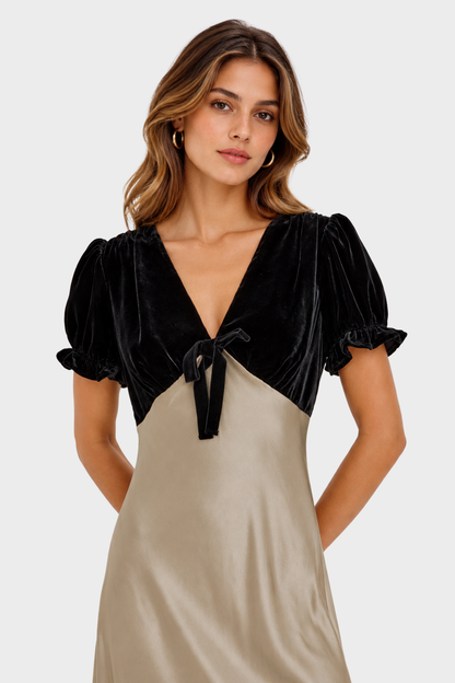Rails Dory Dress, bias-cut V-neck maxi dress – alternate view 3
