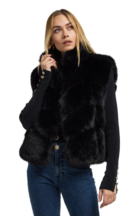 Generation Love Rosario Faux Fur Vest