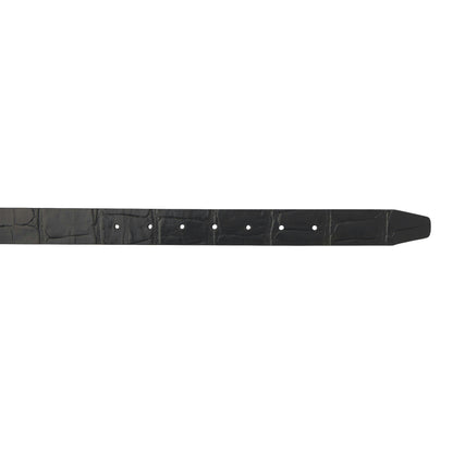 FRAME The Petite Croc Belt - Black