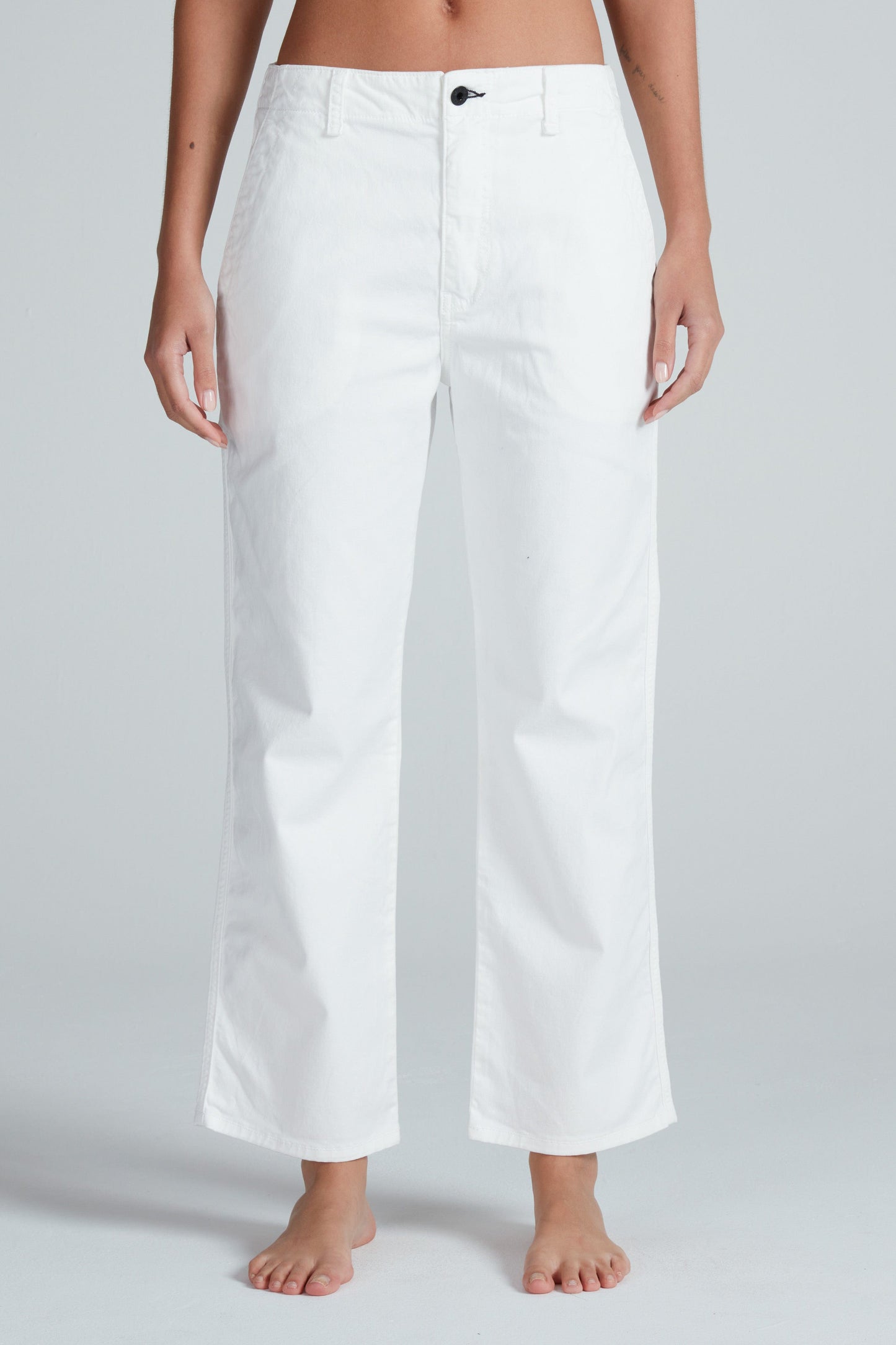 ASKK NY Tomboy Twill Pants - Ivory