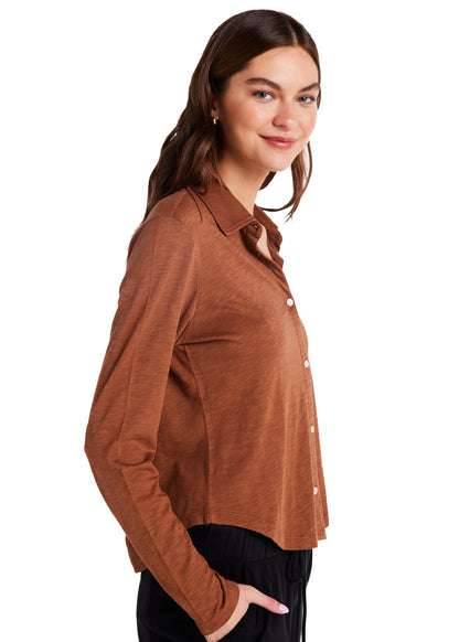 Bella Dahl Long Sleeve Knit Button Down