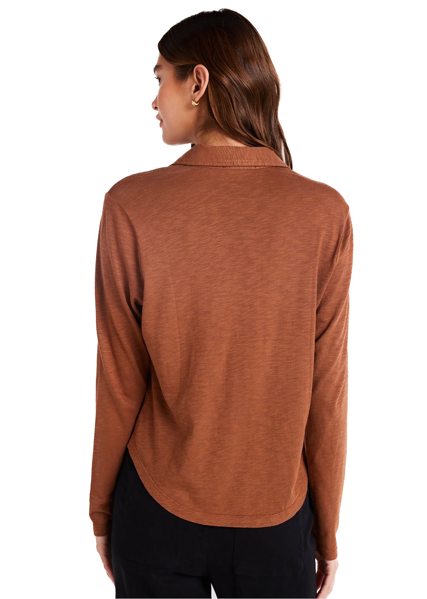 Bella Dahl Long Sleeve Knit Button Down