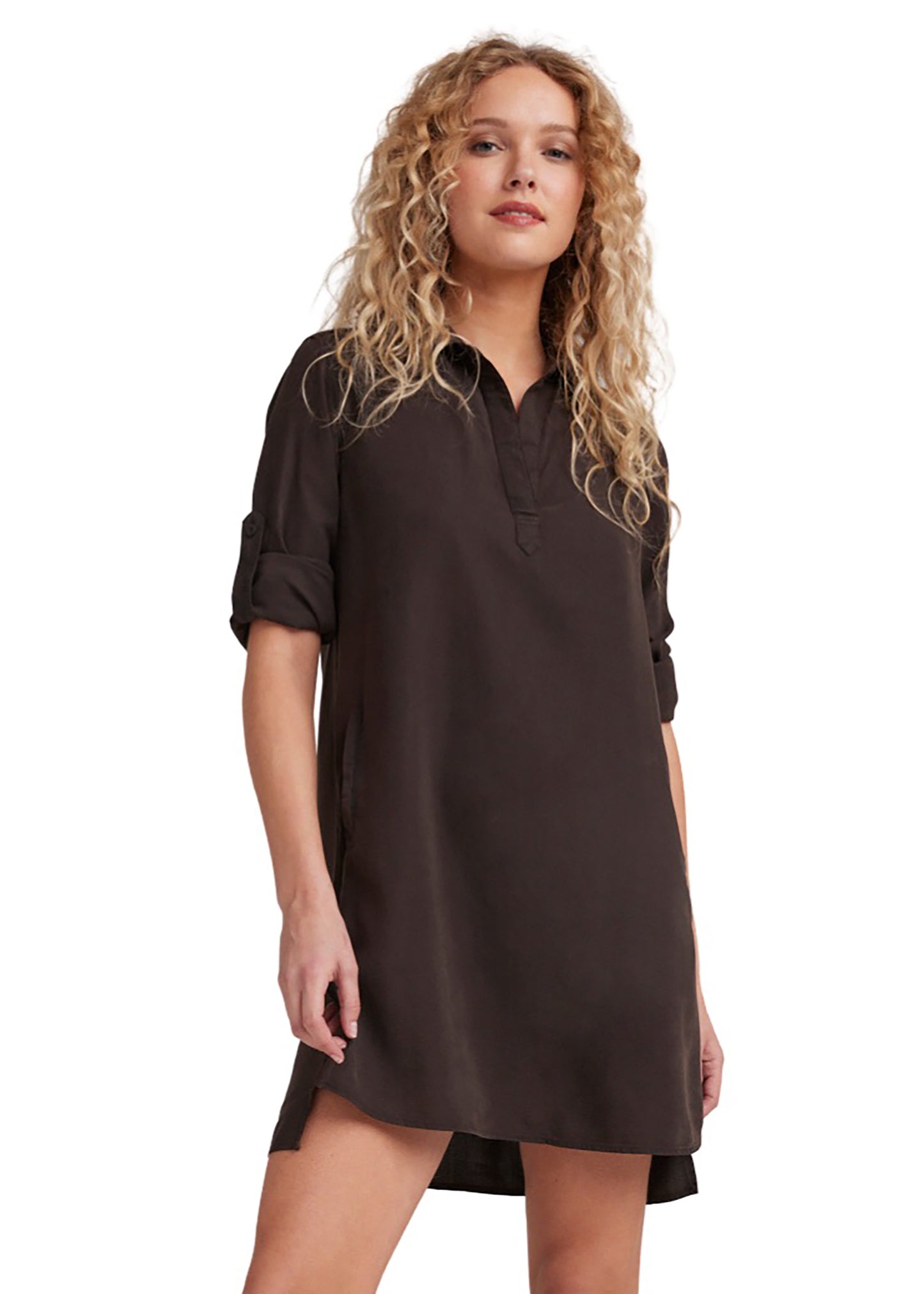 Bella Dahl Long Sleeve A-Line Dress