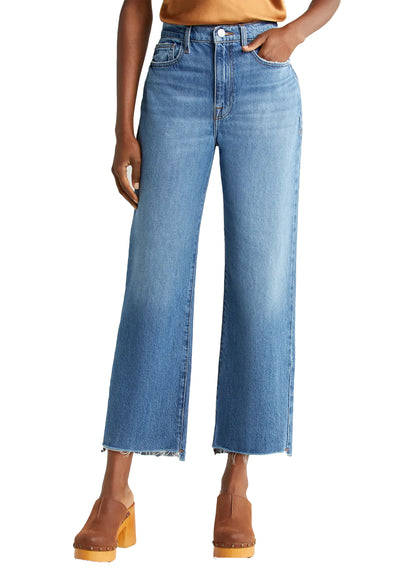 Frame Le Jane Crop Jeans - Mariner Clean