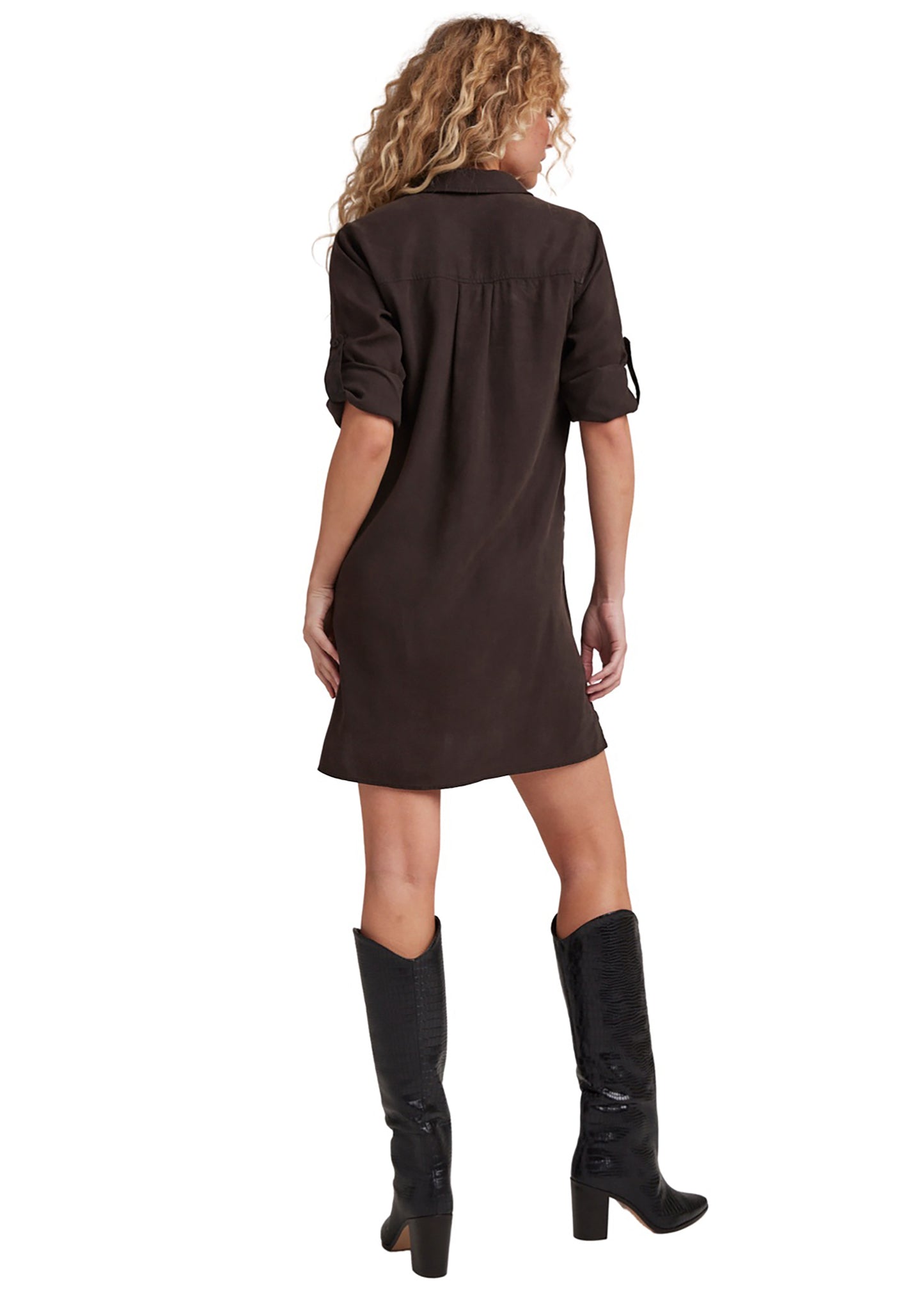 Bella Dahl Long Sleeve A-Line Dress