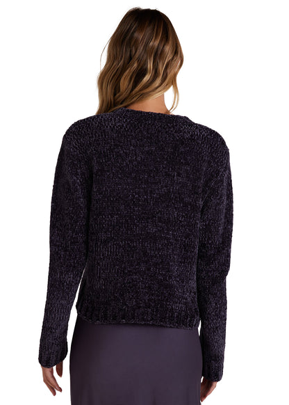 Bella Dahl Crew Neck Chenille Sweater