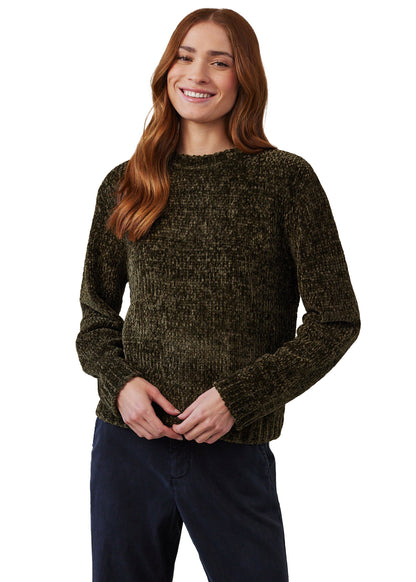 Bella Dahl Crew Neck Chenille Sweater