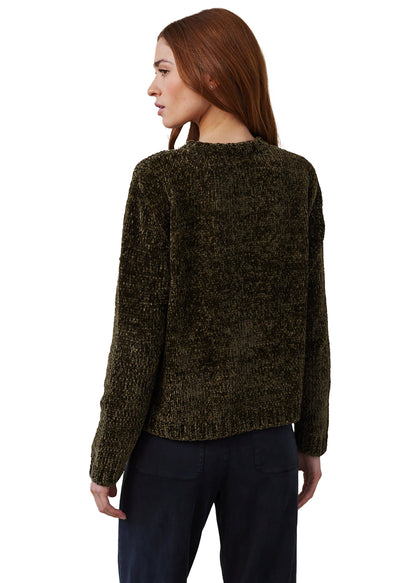 Bella Dahl Crew Neck Chenille Sweater