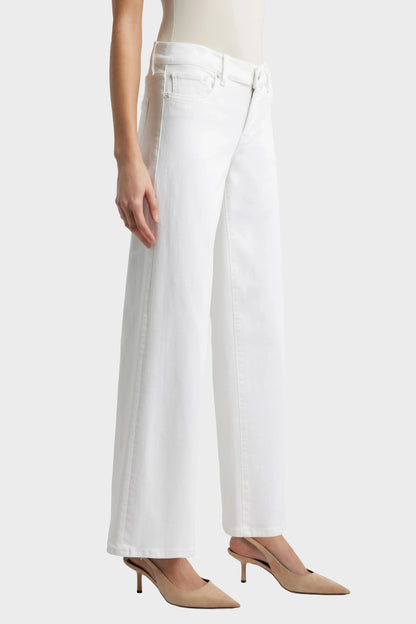 FRAME Le Slim Palazzo Jeans - White