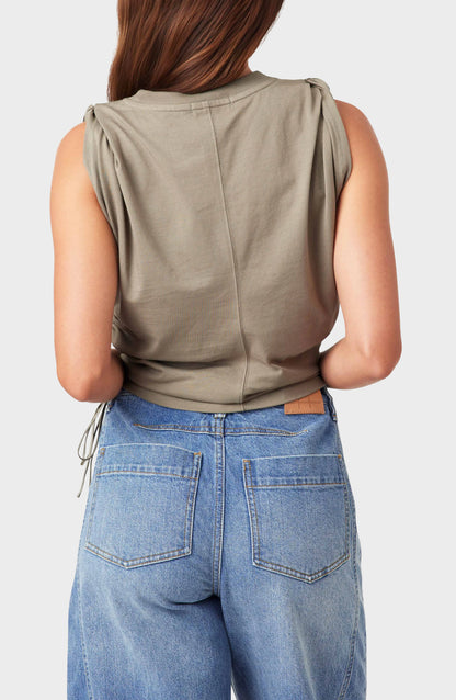 Habitual The Luna Cinched Cotton Top