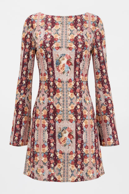 For Love & Lemons Maple Rose Mini Dress