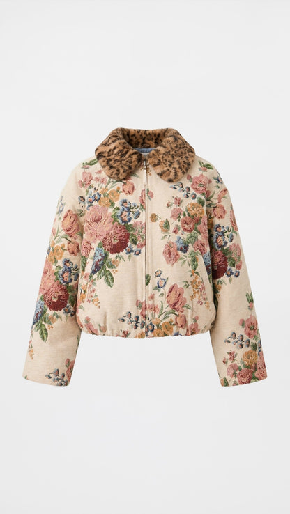 For Love & Lemons Betsy Floral Jacket