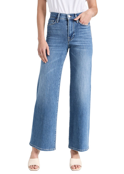 FRAME Le Slim Palazzo Jeans - Drizzle