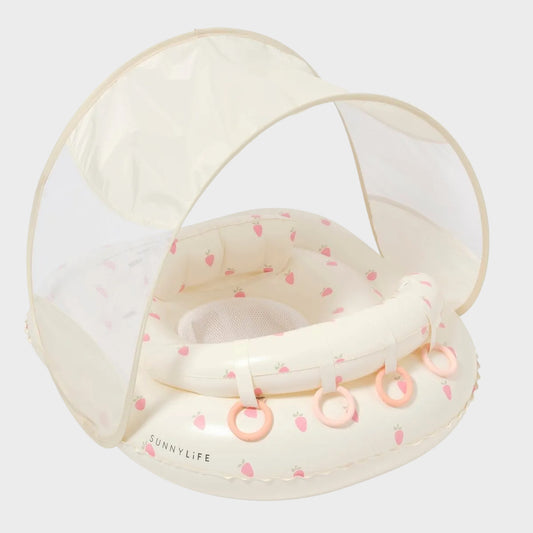 Sunnylife Interactive Baby Float - Strawberry Sunshine Pink