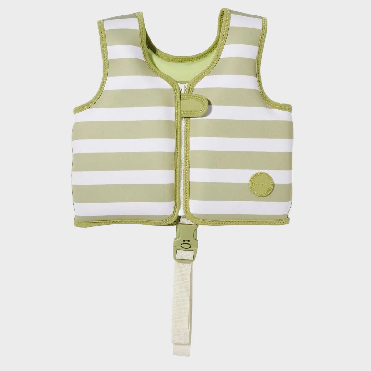 Sunnylife Kids Swim Vest 1-2 - Into The Wild Green Stripe
