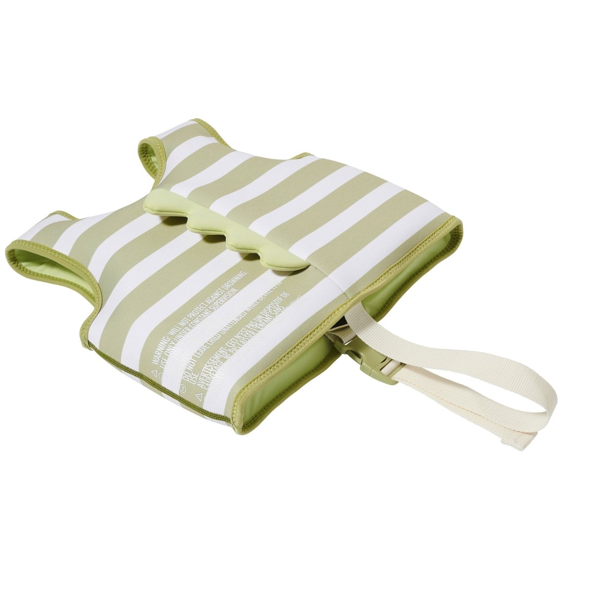 Sunnylife Kids Swim Vest 1-2 - Into The Wild Green Stripe