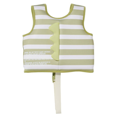 Sunnylife Kids Swim Vest 1-2 - Into The Wild Green Stripe