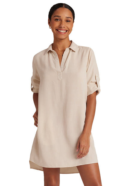 Bella Dahl Long Sleeve A-Line Dress