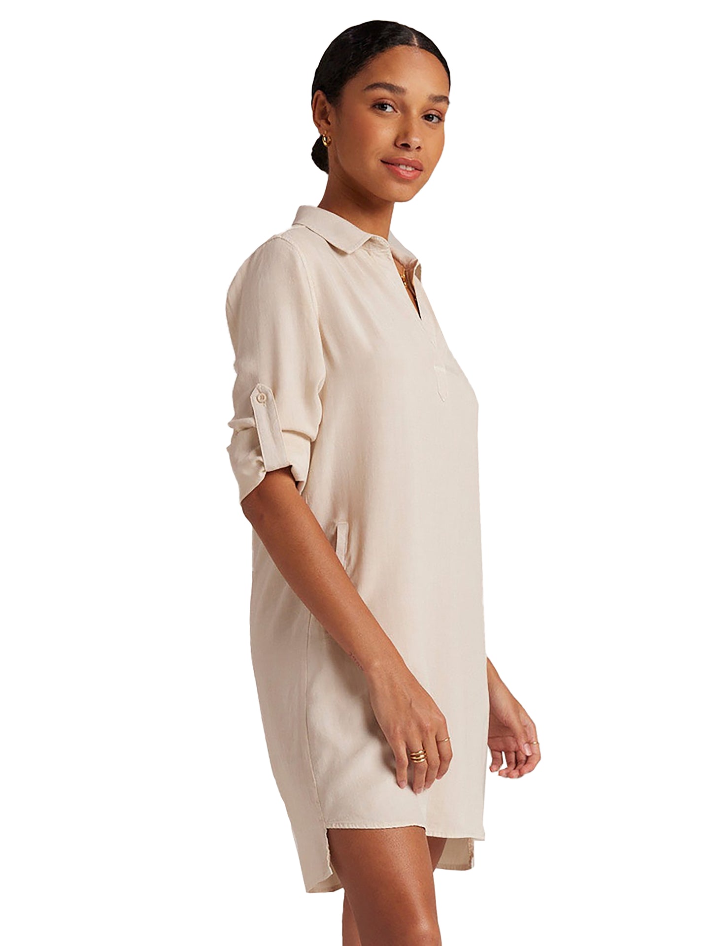 Bella Dahl Long Sleeve A-Line Dress