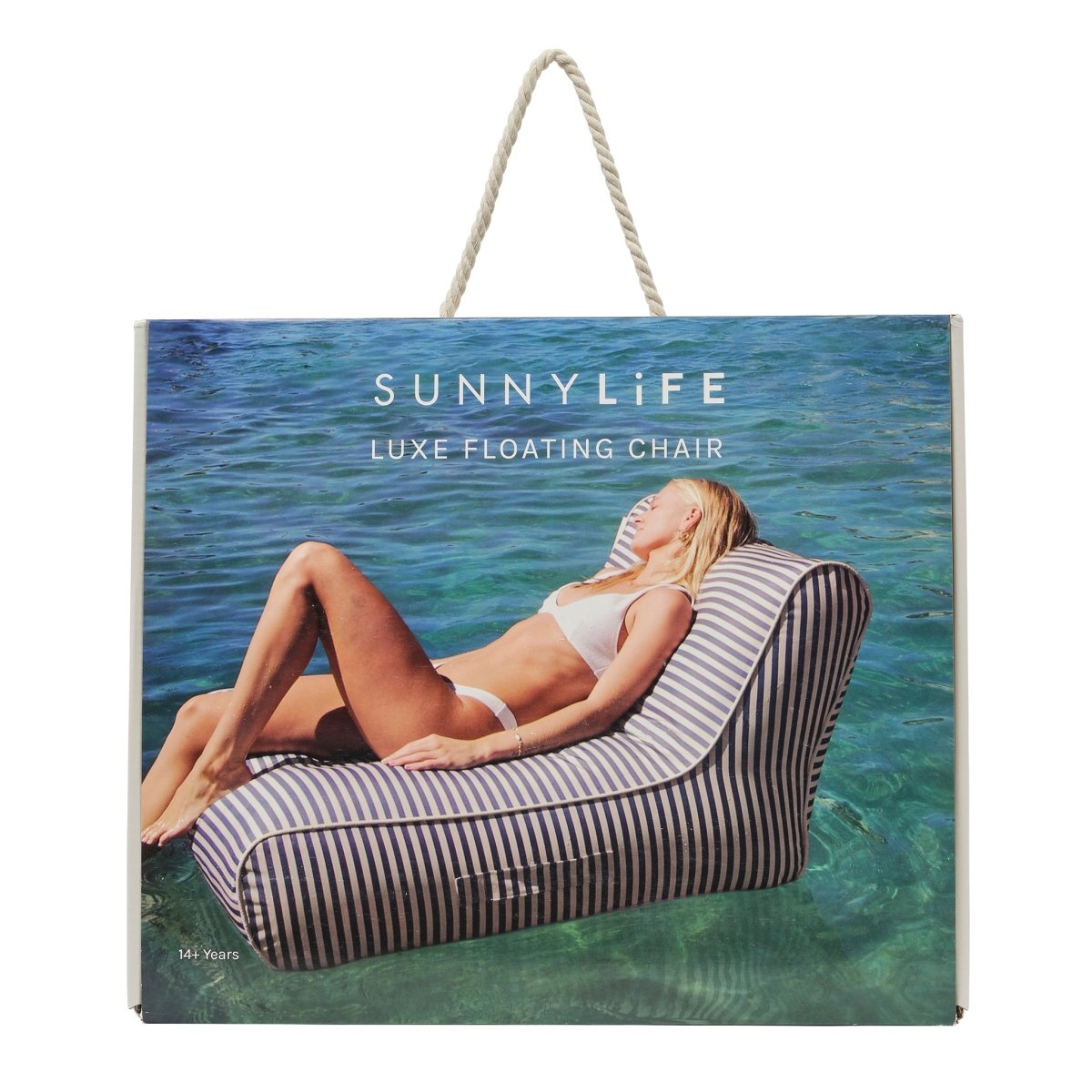 Sunnylife Luxe Floating Chair - Marine Stripe