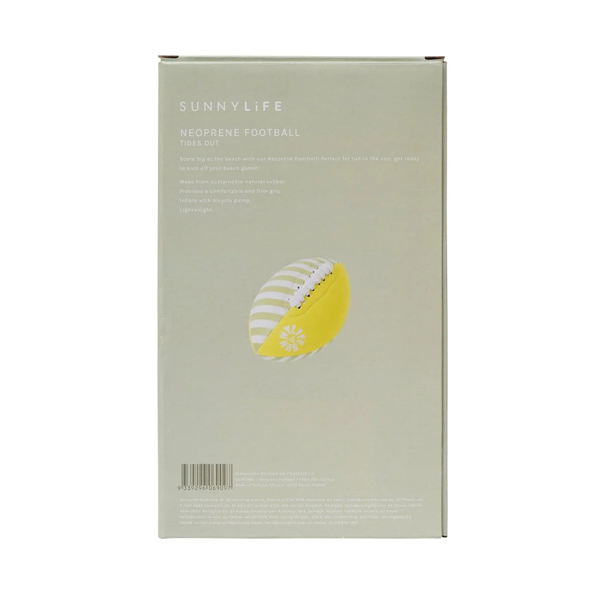 Sunnylife Neoprene Football - Tides Out