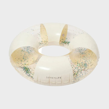 Sunnylife Tube Pool Ring - Cotton Candy Glitter