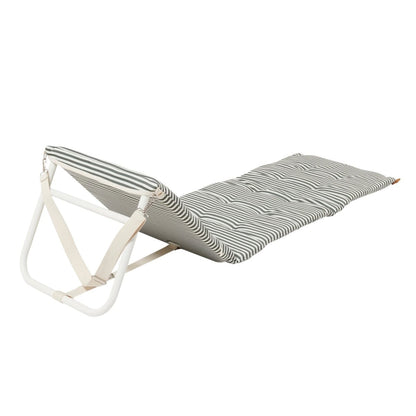 Sunnylife Reclining Beach Chair - The Vacay Olive Stripe