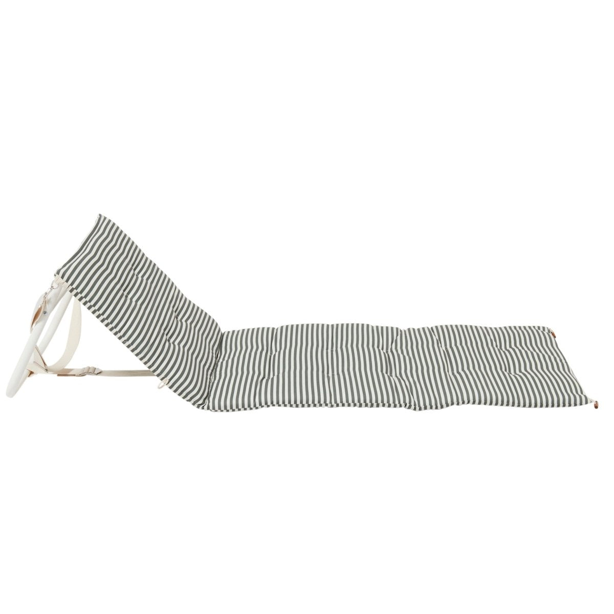 Sunnylife Reclining Beach Chair - The Vacay Olive Stripe