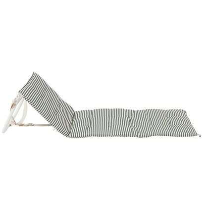 Sunnylife Reclining Beach Chair - The Vacay Olive Stripe