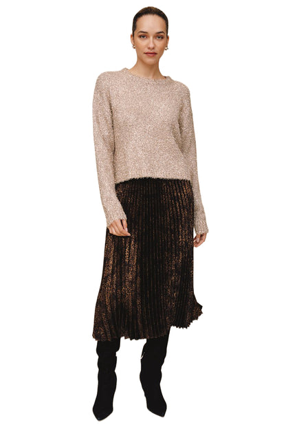 Bella Dahl Slouchy Metallic Sweater