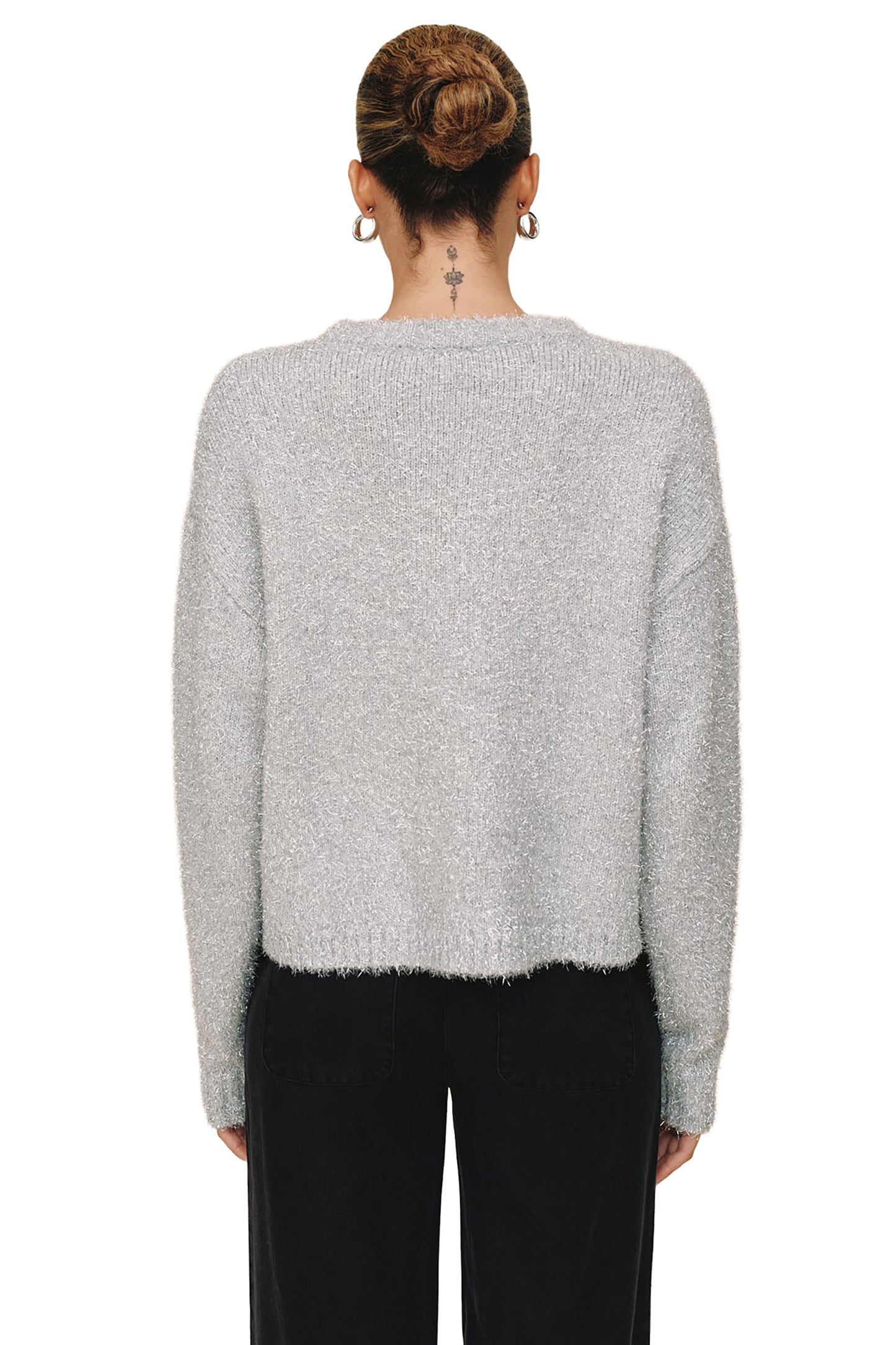 Bella Dahl Slouchy Metallic Sweater