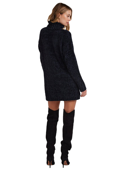 Bella Dahl Turtle Neck Chenille Sweater Dress